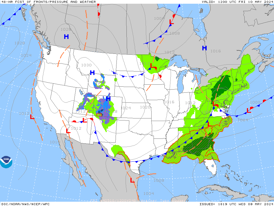48-Hour Surface Map