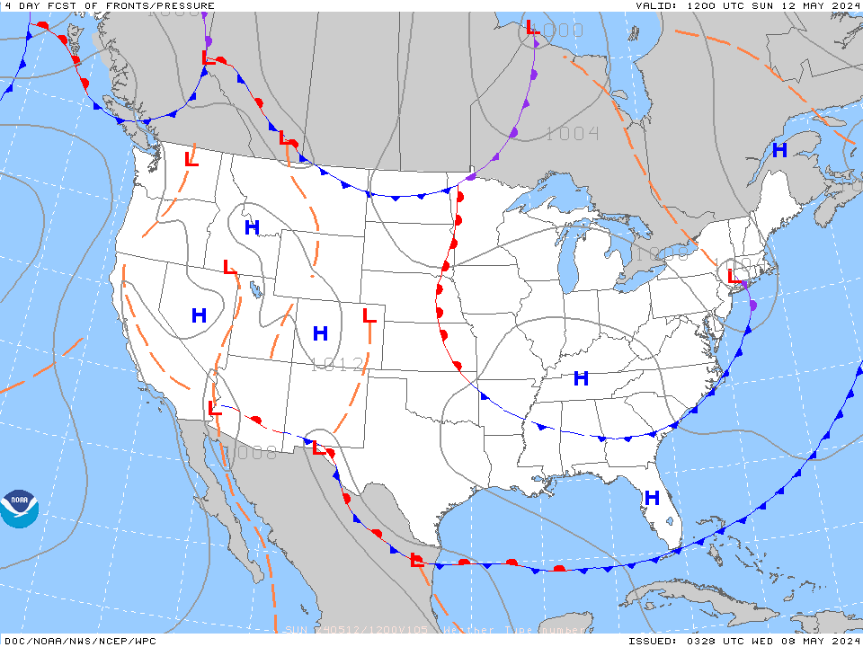 Day 4 Surface Map