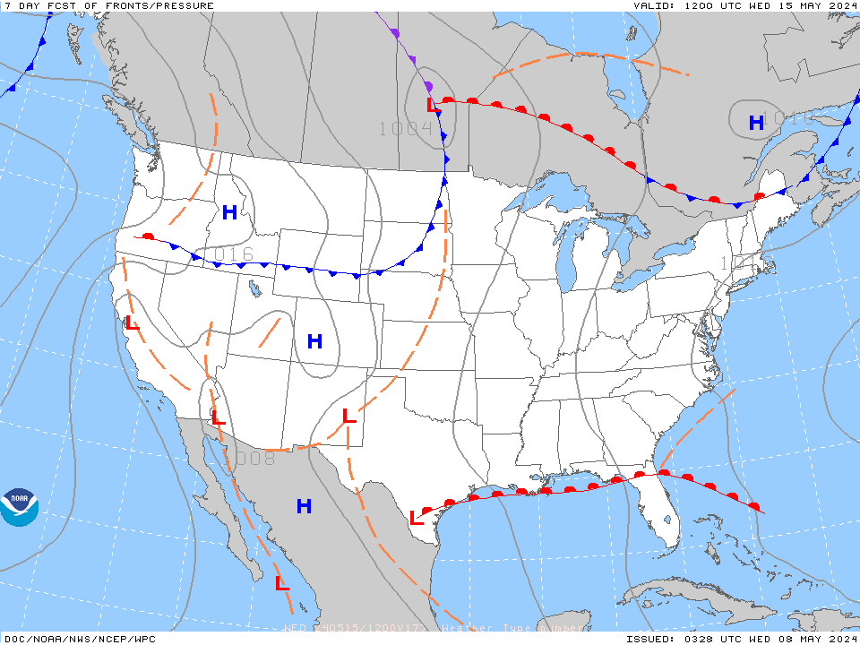 Day 7 Surface Map